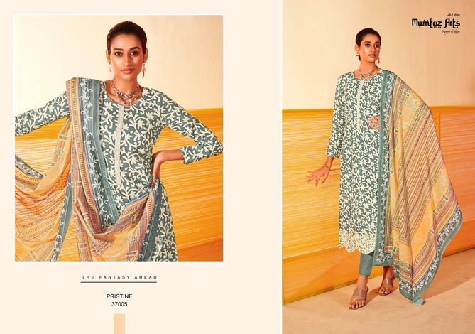 Pastels By Mumtaz Cotton Dress Material Catalog
